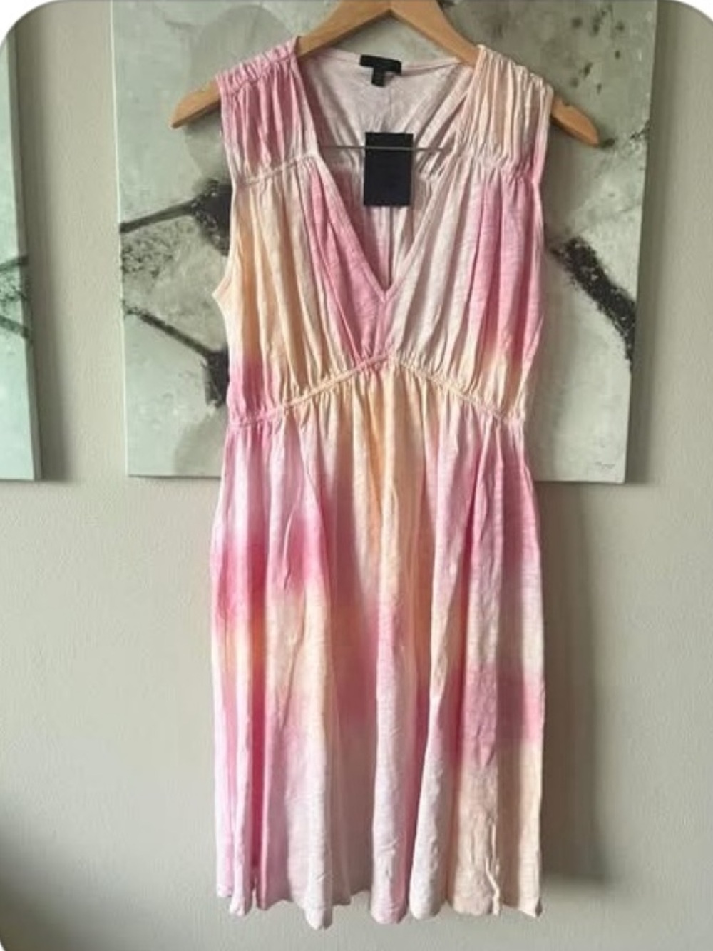 ATM Light Tie Dye Cocktail Dress 100 Organic Cotton